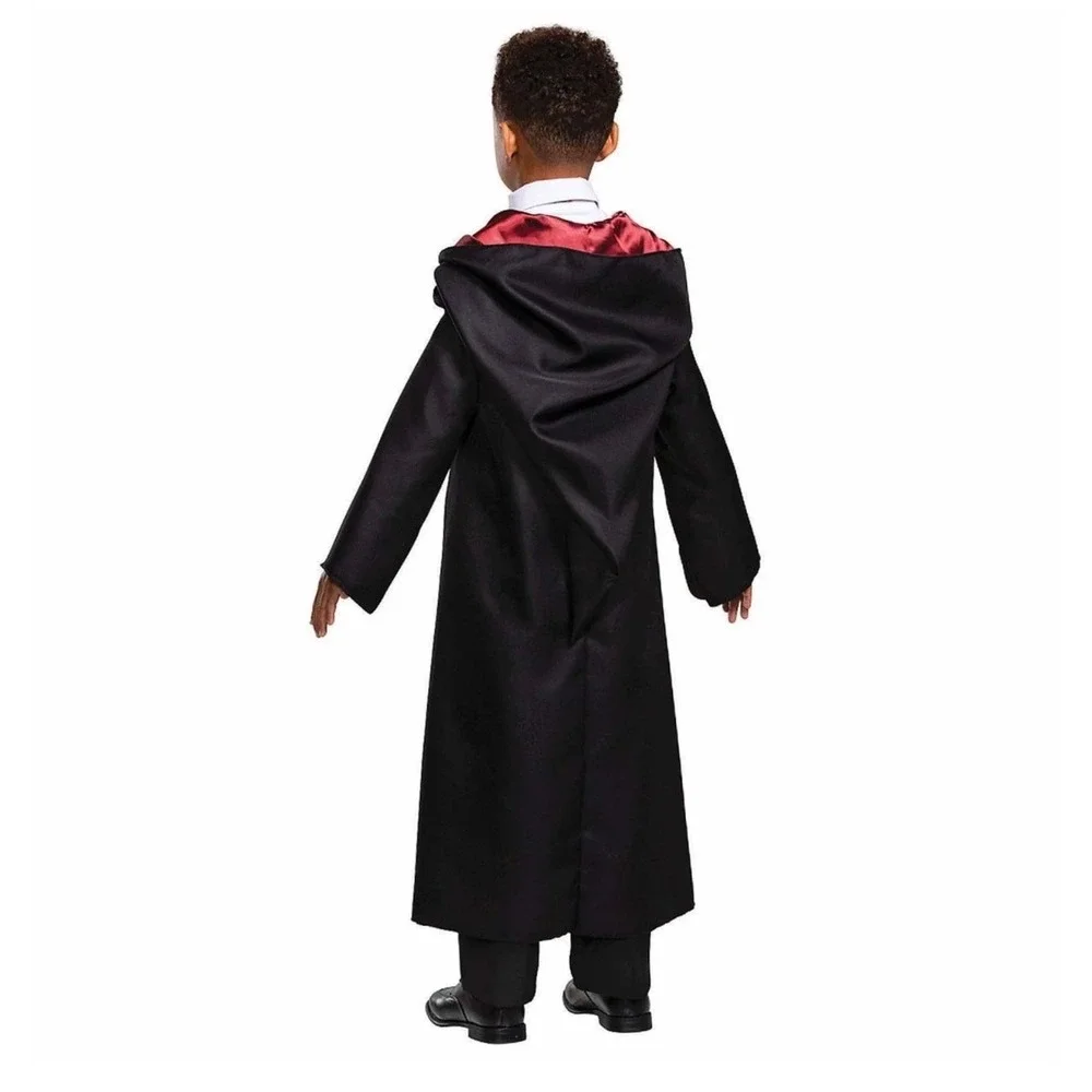 Harry Potter Gryffindor Robe Costume Set Kids Small 4-6 Scarf Tie Socks Disguise